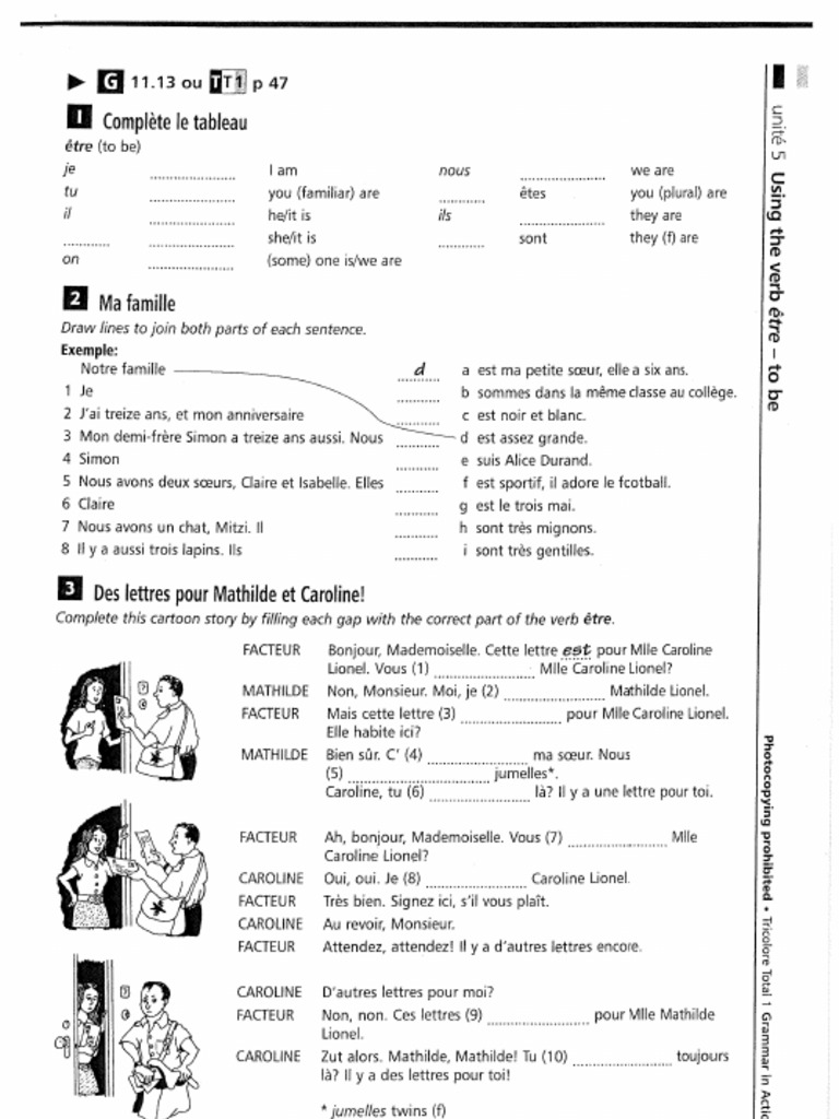 Cahier D Exercices TR 1 - Unités 5-6-7 | PDF