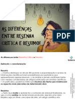 Aula ResenhaXResumo