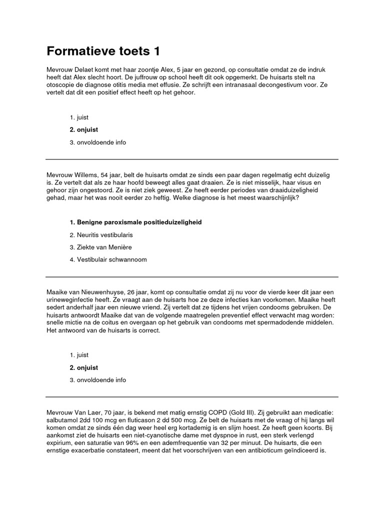 Formatieve Toetsing Deel 1 Acjr2324 | PDF