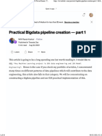 Practical Bigdata Pipeline Creation - Part 1 - by M K Pavan Kumar - Towards Dev