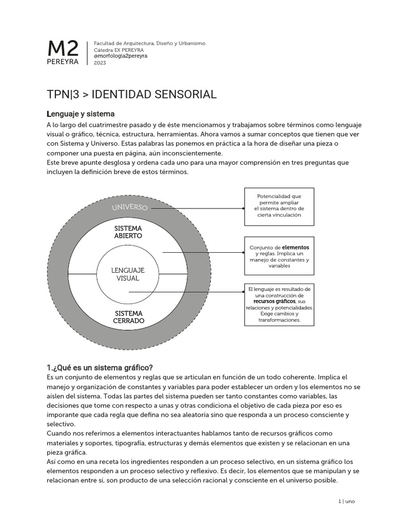Sistema Gráfico y Lenguaje Visual en Diseño | PDF | Sistema | Imagen