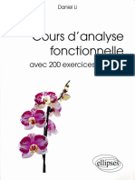 Daniel Li-Cours D'analyse Fonctionnelle Avec 200 Exercices Corrigés-Ellipses Marketing (2013) - 2