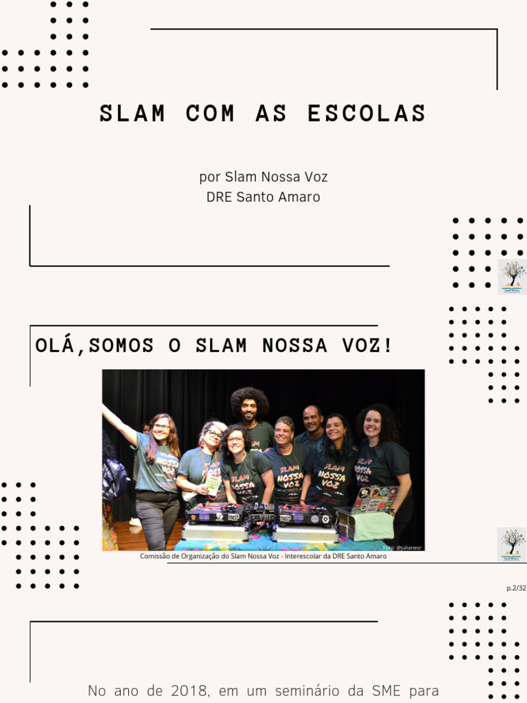 Slam Nossa Voz: Guia para Escolas | PDF | Poesia