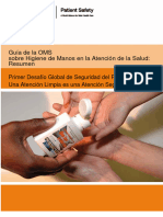 2.2a Guidelines On Hand Hygiene in Health-Care A Summary (OMS) en Español
