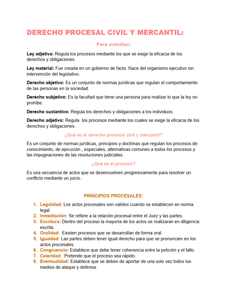 Derecho Procesal Civil y Mercantil | PDF | Ley procesal | Jurisdicción