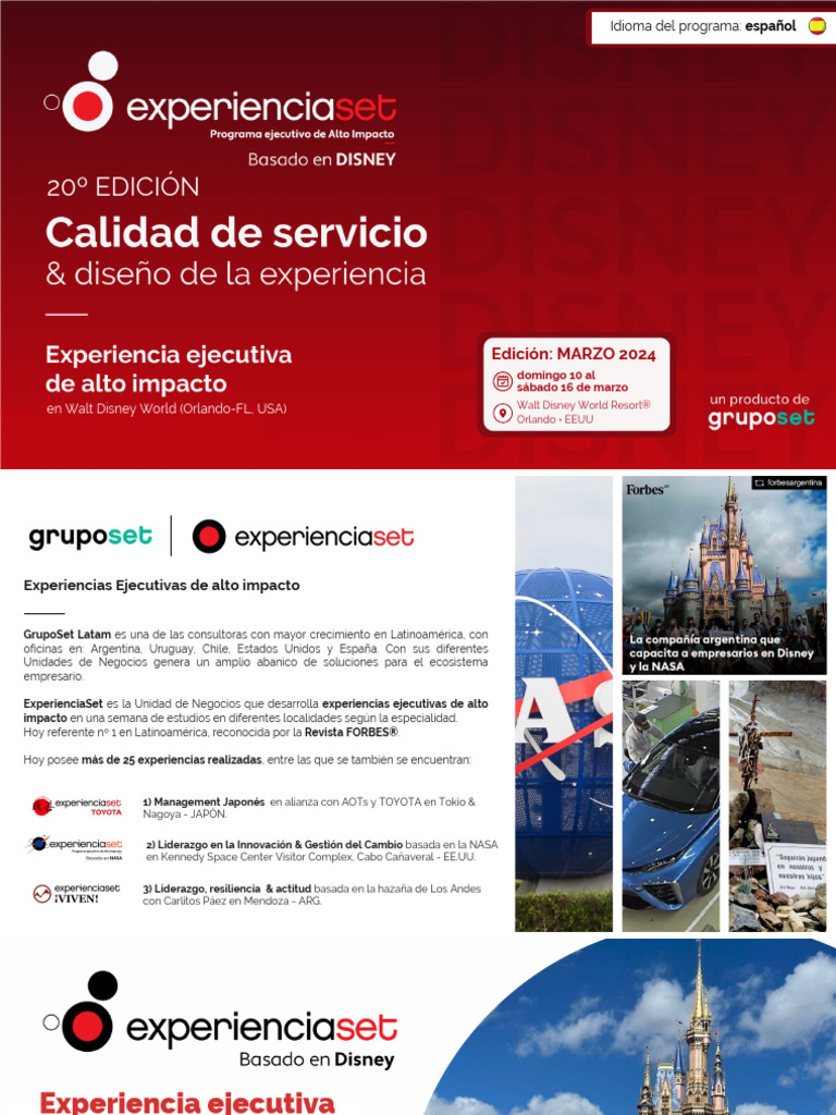 Brochure Disney MARZO 2024 1 | PDF | Hotel | Walt Disney