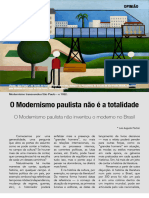 O Modernismo Paulista Não É A Totalidade