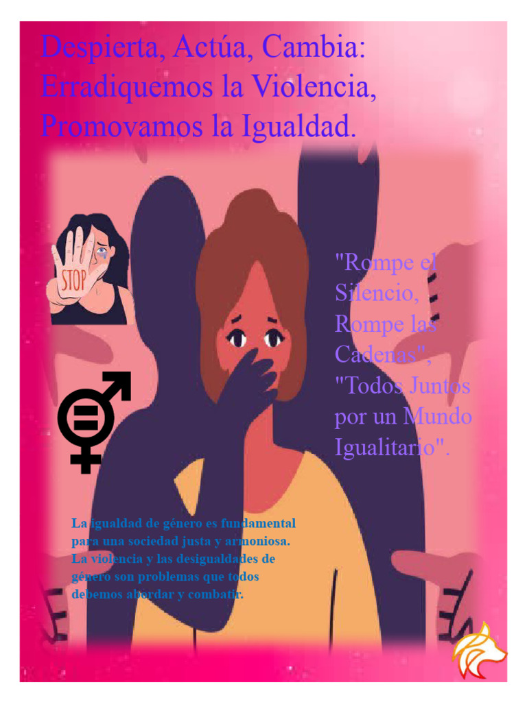 Afiche de La Igualdad de Genero | PDF | Ciencias sociales