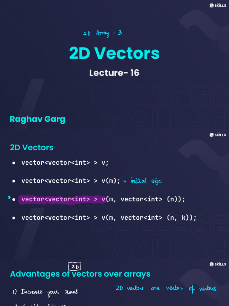 2D Array Part 3 PDF Matrix Mathematics Algebra 2d array part 3 pdf matrix mathematics algebra