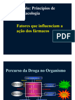 Módulo: Princípios de Farmacologia: Fatores Que Influenciam A Ação Dos Fármacos