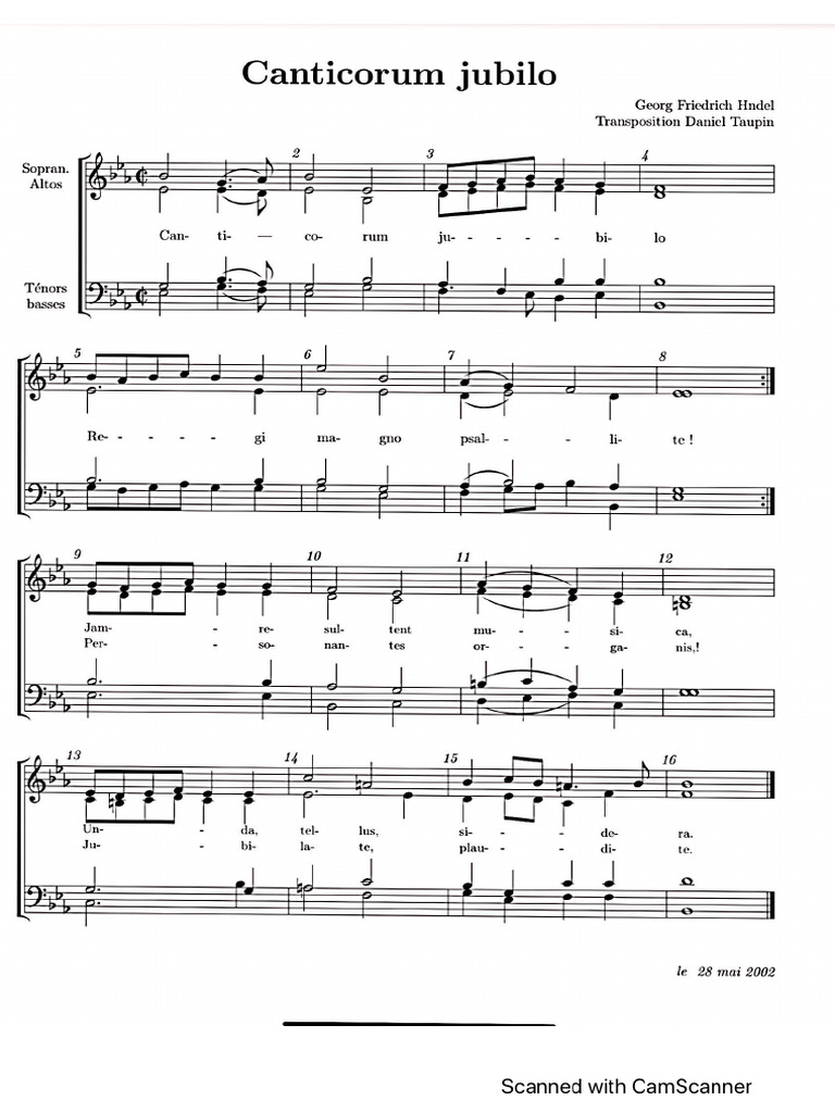 Canticorum Eb Satb Pdf