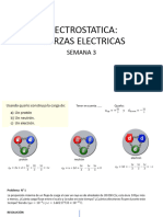 3 Problemas de Ley de Coulomb