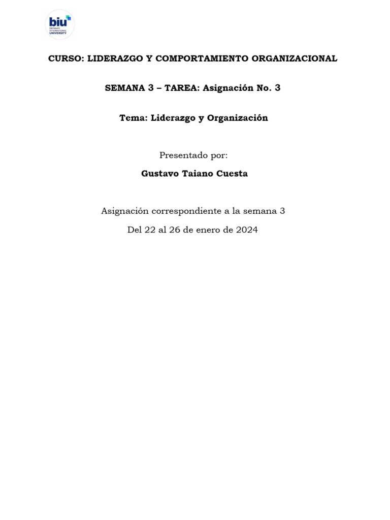 Enfoques de Liderazgo Organizacional | PDF | Liderazgo | Business
