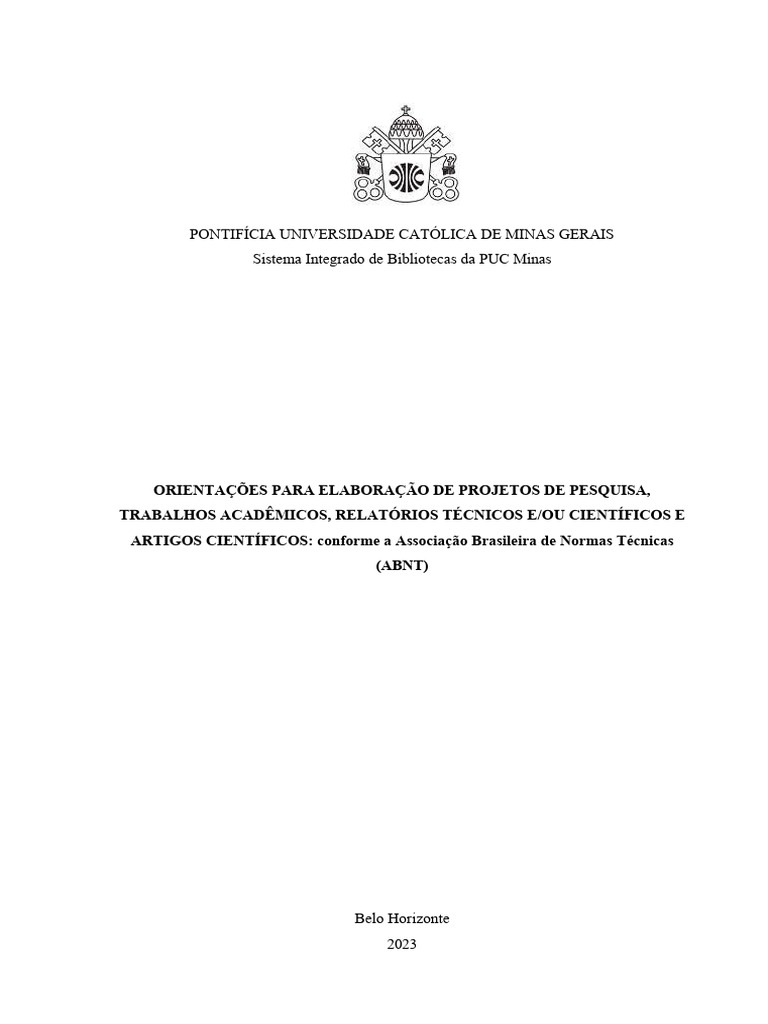 Normas ABNT para Trabalhos Acadêmicos | PDF | Citação