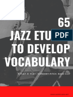 65 Jazz Etudes To Develop Vocabulary