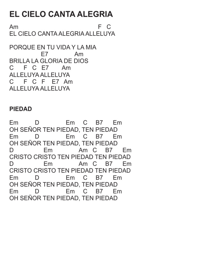 Esquema Pascua Acordes Pdf Cristo Título Dios El Padre
