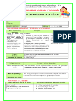 Ses - Viern-Cyt - Cuáles Son Las Funciones de La Célula