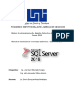 Manual de Administracion de Bases de Datos SQL 2019