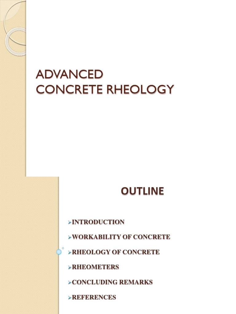 Advanced Concrete Rheology | Download Free PDF | Rheology | Concrete