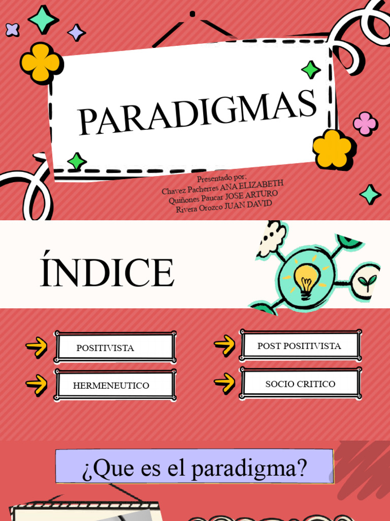 Tipos de Paradigmas en Investigación | PDF | Paradigma | Positivismo