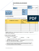 Ficha Socioemeocional 1ro Tutoria