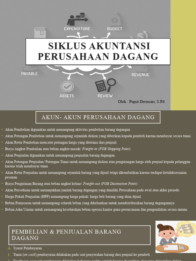 Siklus Akuntansi Perusahaan Dagang | PDF | Pengelolaan Keuangan &amp; Uang