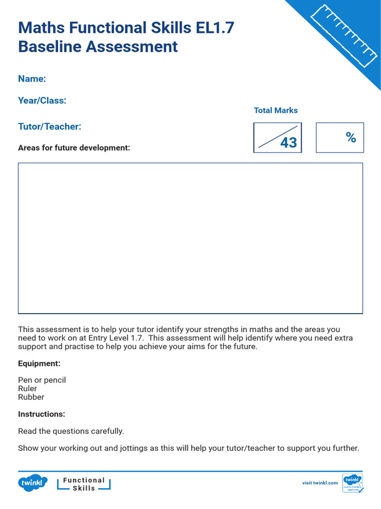 Baseline assessment pdf language arts discipline