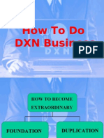 How To Do DXN Business