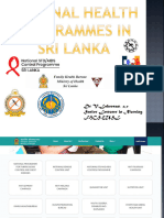 National Health Programmes in Sri Lanka