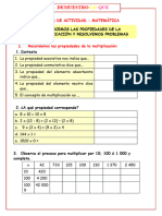 Ficha Mat-Conocemos Las Propiedades de La Multiplicación y Resolvemos Problemas