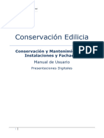 Manual de Usuario - Conservacion Edilicia Instalaciones Fachadas 2020