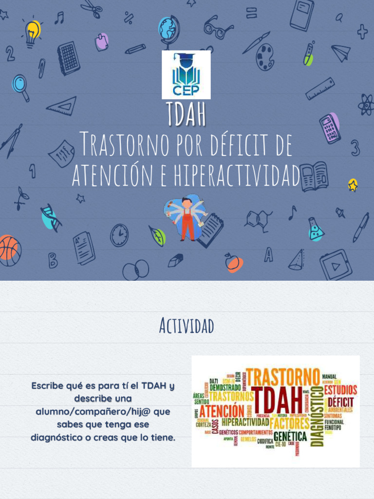 AUTISMO Y TDAH I- II M1 (L) | PDF | Desorden hiperactivo y deficit de ...