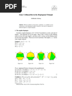 Some Collinearities in the Heptagonal Tr