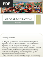 LESSON 10 GLOBAL MIGRATION