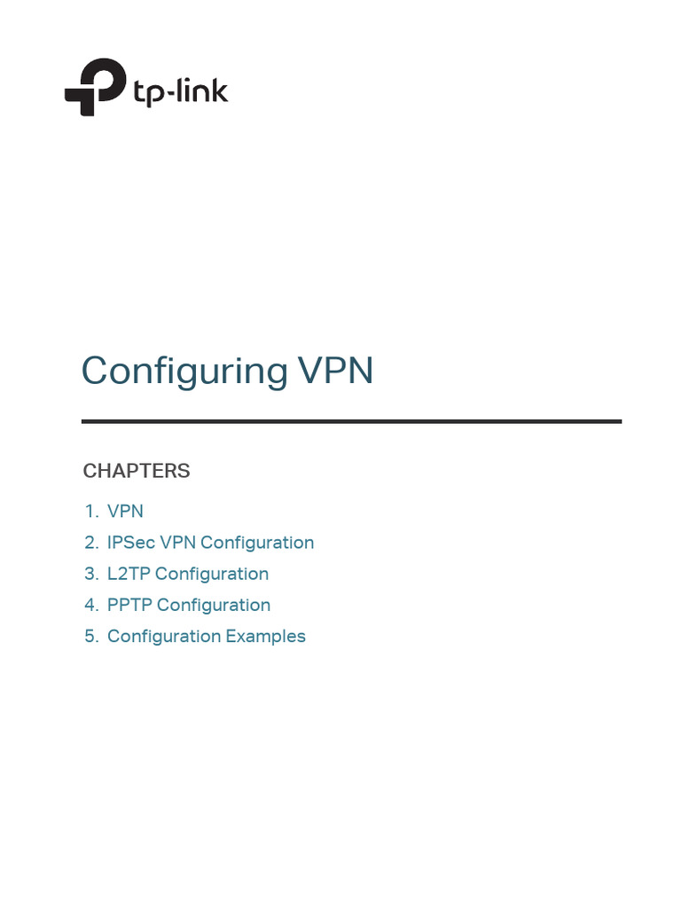 Configuring VPN | PDF | Virtual Private Network | Computer Network