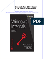 (Download PDF) Windows Internals Part 2 Developer Reference 7Th Edition Russinovich Online Ebook All Chapter PDF