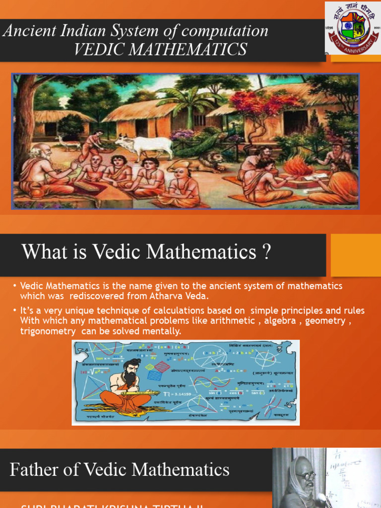 Father of Vedic Mathematics: Tirthaji | PDF | Mathematics | Vedas