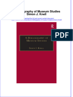 Download A Bibliography Of Museum Studies Simon J Knell online ebook  texxtbook full chapter pdf 