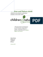 A REPORT ON THE MOVEMENT TO RECONNECT CHILDREN TO THE NATURAL WORLD 2008
