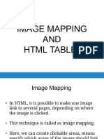 ImageMapping and Tables