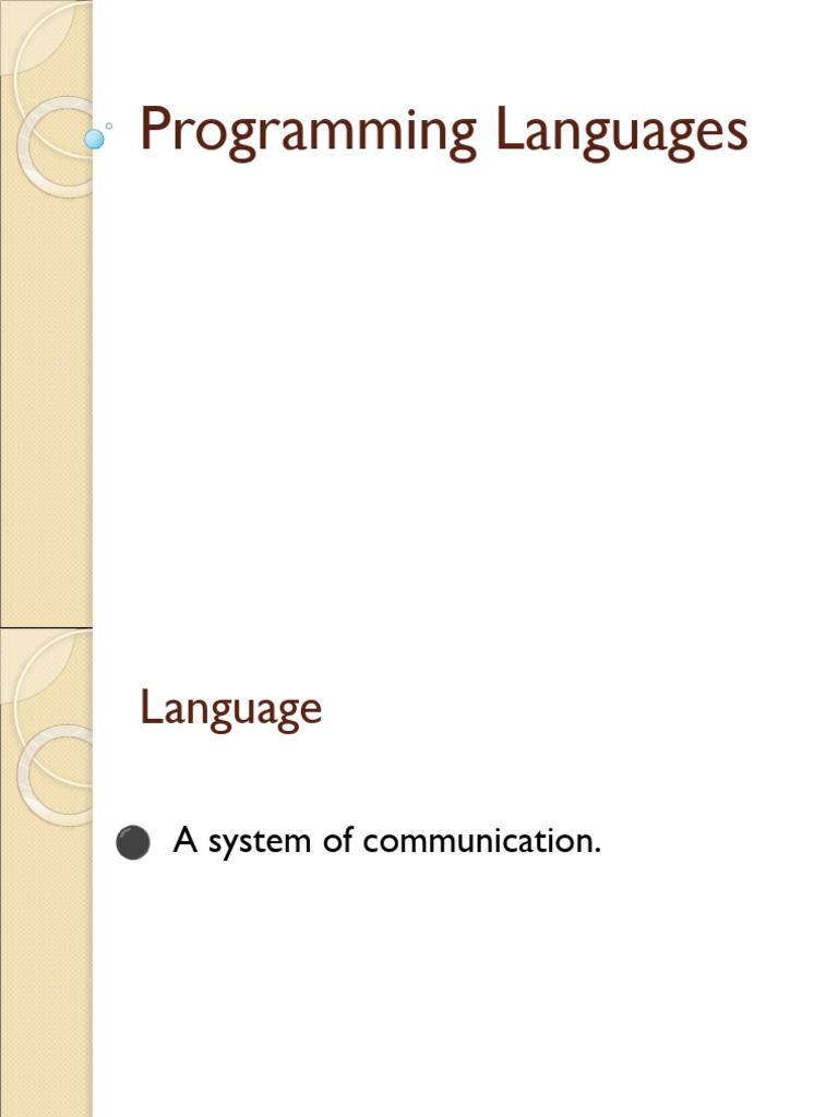 B. Programming Languages | PDF | Assembly Language | Computer Program