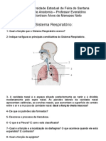 Questões - Sistema Respiratório