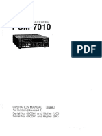 Sony PCM7010 Operation Manual