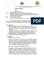 Informe de E.D Secundaria