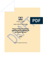 Draft HR Policies and Procedures Manual Finaldraft Stakeholder22