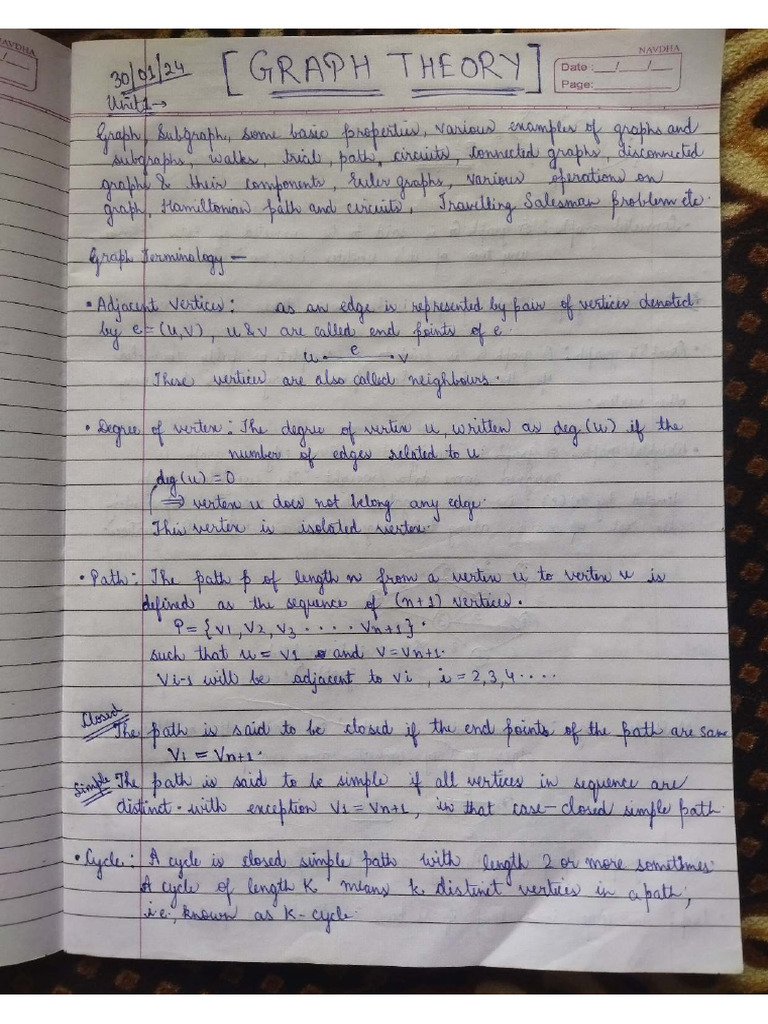 Graph Theory Full | PDF