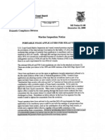 MI Notice 01-08 (Dated 12-24-2008) - Portable Foam Applicators For SOLAS Vessels