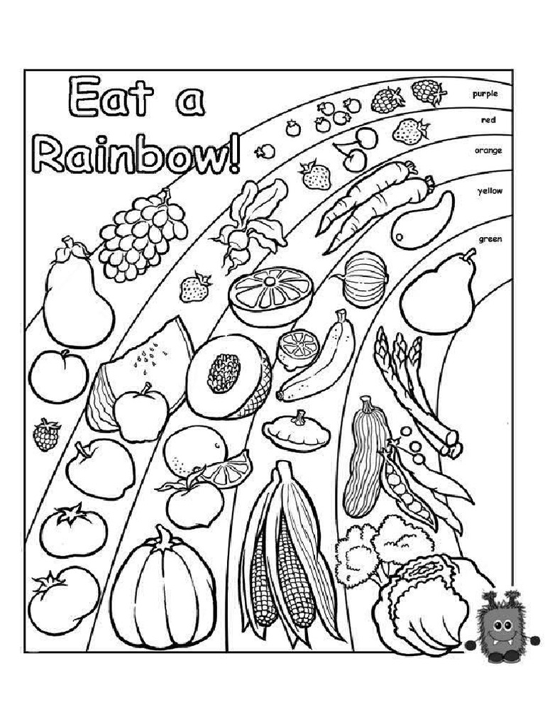 Eat the food rainbow pdf