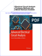 Download ebook Advanced Electrical Circuit Analysis Practice Problems Methods And Solutions Mehdi Rahmani Andebili online pdf all chapter docx epub 