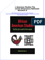 Download ebook African American Studies The Discipline And Its Dimensions Nathaniel Norment Jr online pdf all chapter docx epub 